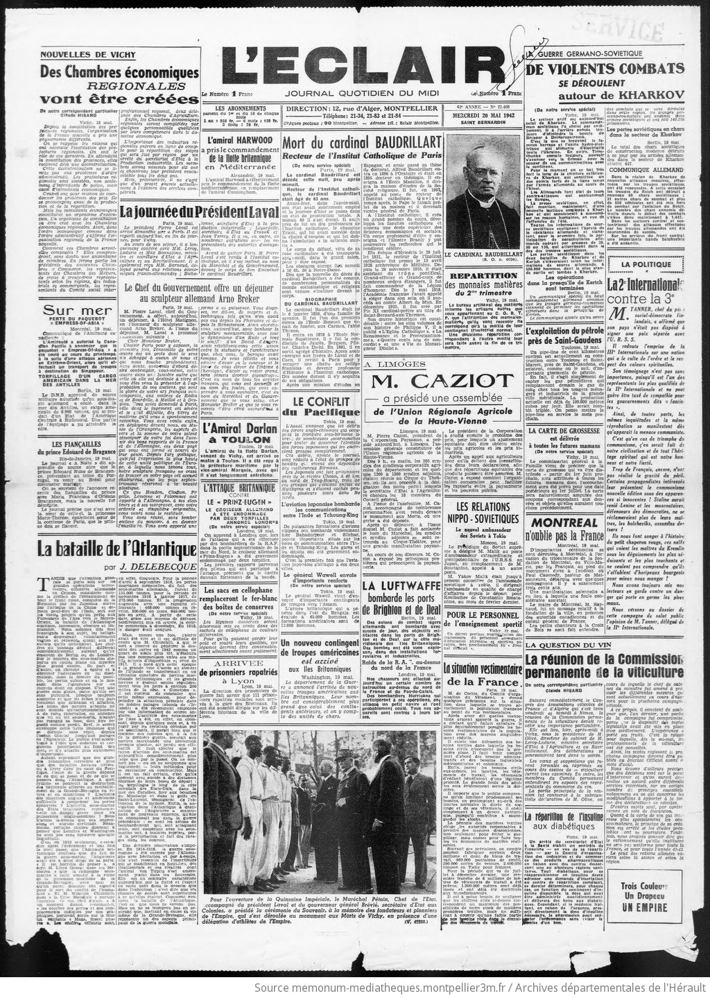 L'Éclair : journal quotidien du Midi - vue 1 - page NP