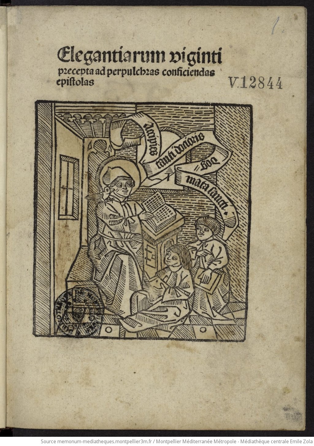 Elegantiarum viginti precepta ad perpulchras conficiendas epistolas - vue 5 - page NP