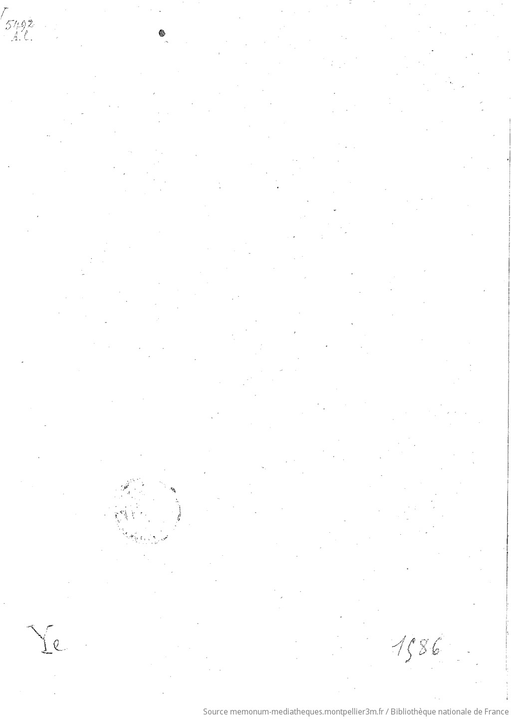 Ode au roy . Traduite de l'anglois de M*** - vue 1 - page NP