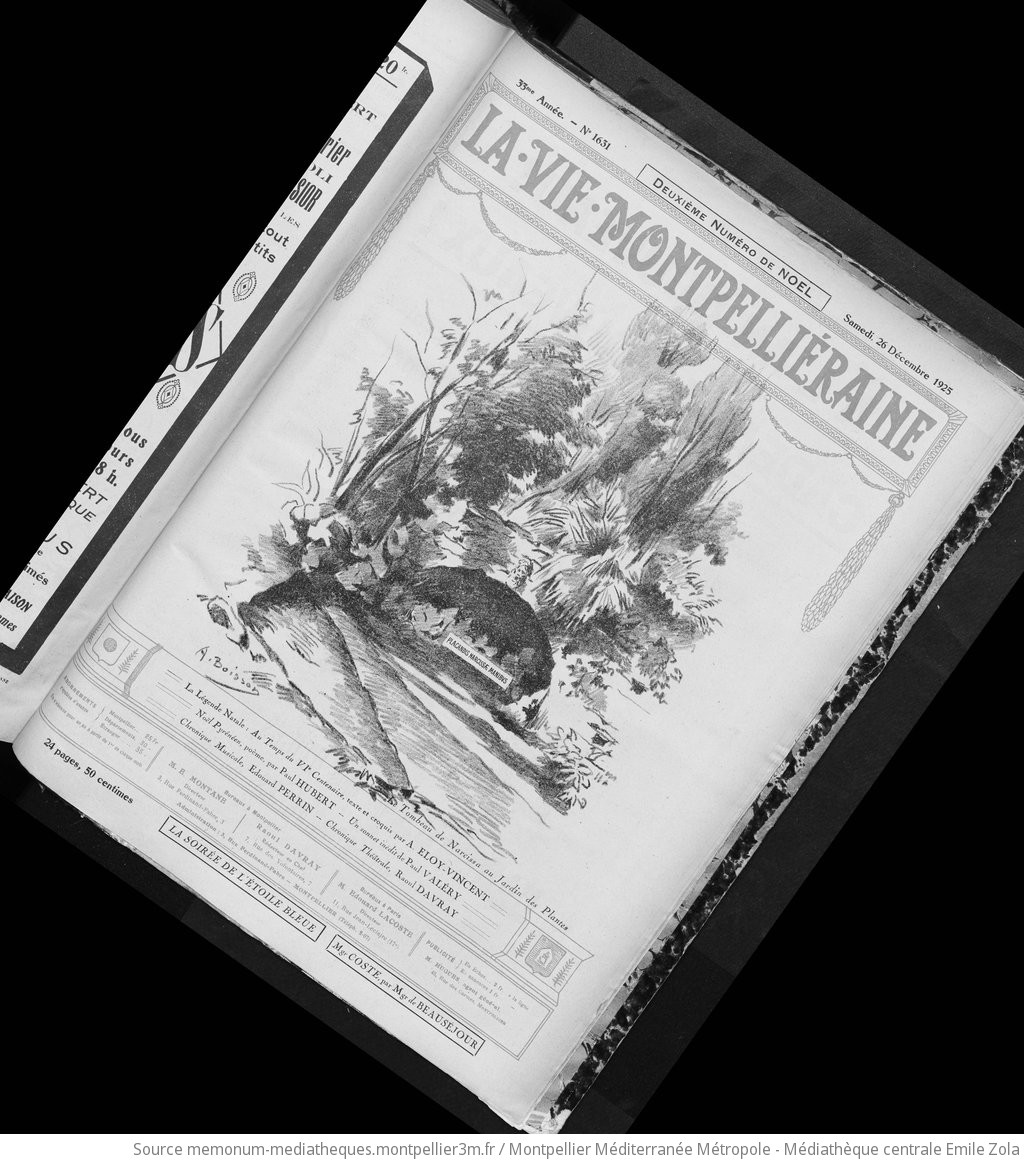 La Vie montpelliéraine : gazette littéraire, théâtrale, humoristique, mondaine - vue 1 - page NP