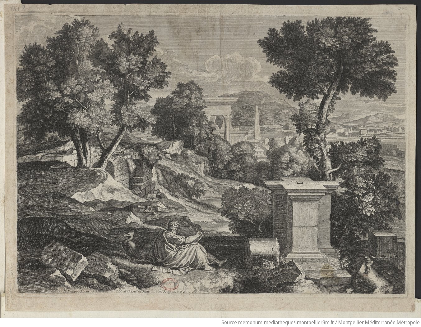 Paysage avec saint Jean à Patmos
