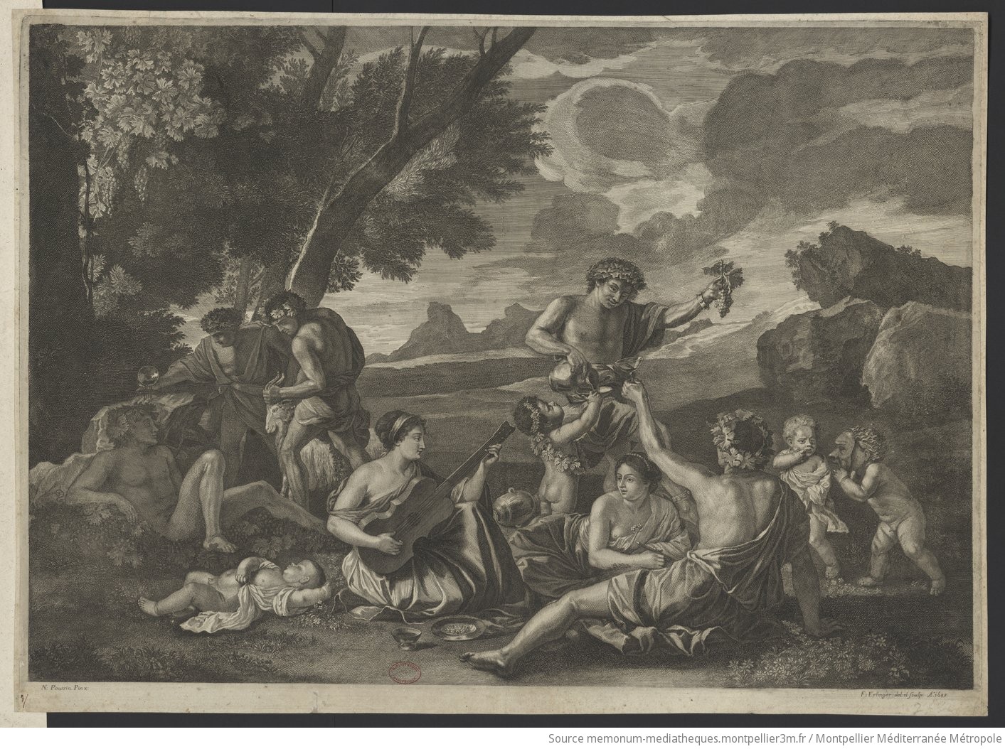 Bacchus : Bacchanale à la joueuse de guitare