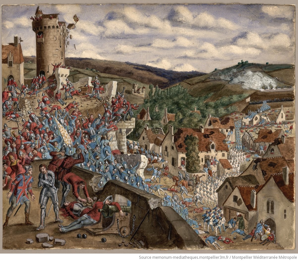 Illustration pour une édition de Rabelais. Livre I, chap. XLVIII. 