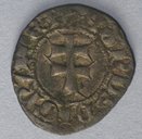 IACOBVS REX. Croix patriarcale, se terminant en pointe dans le bas [Revers : ] ARAGON. Buste couronné du roi, à g. : Monnaie étrangère -- Rois d'Aragon | 