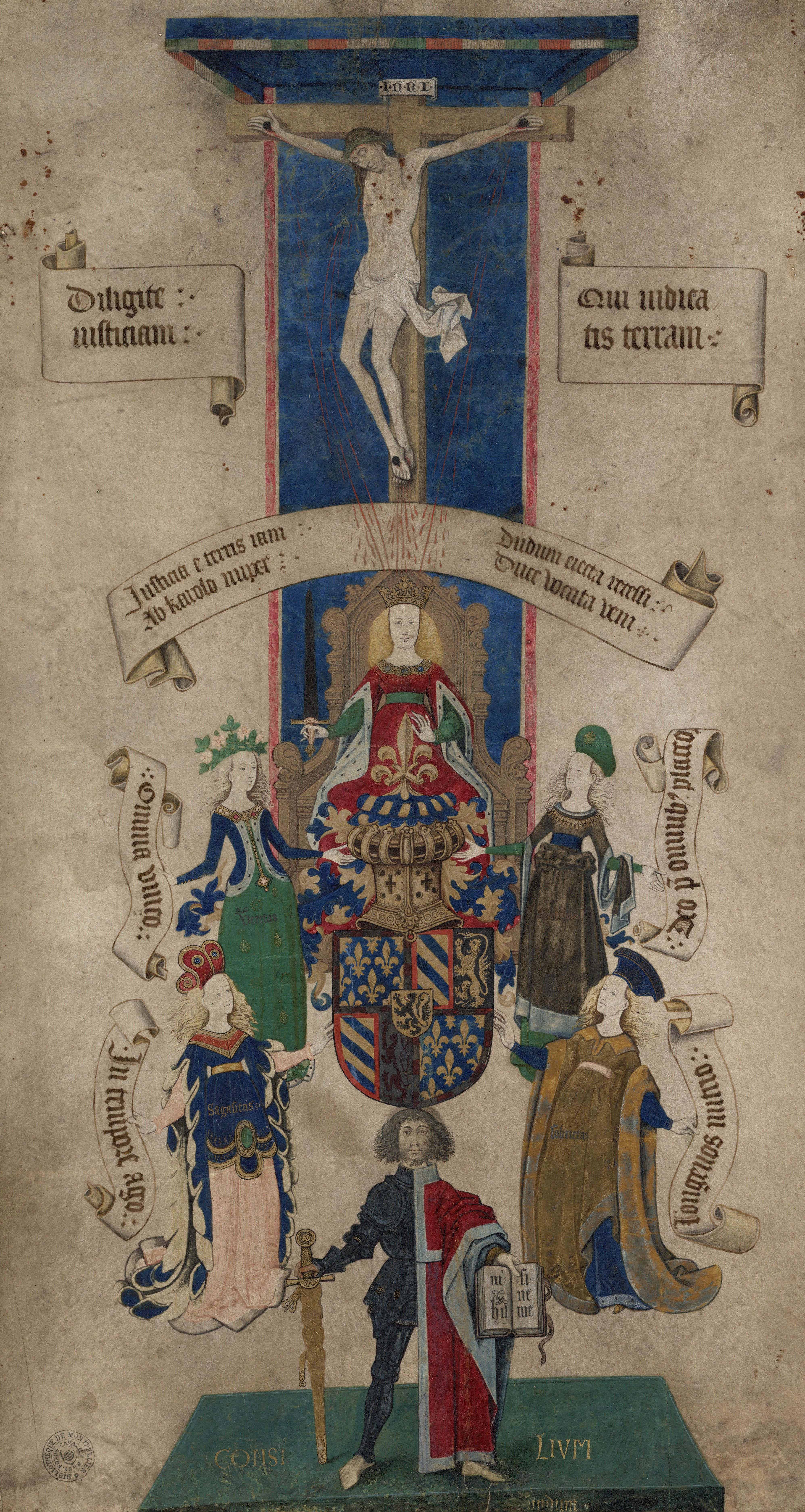 peinture charles le téméraire personnages, christ