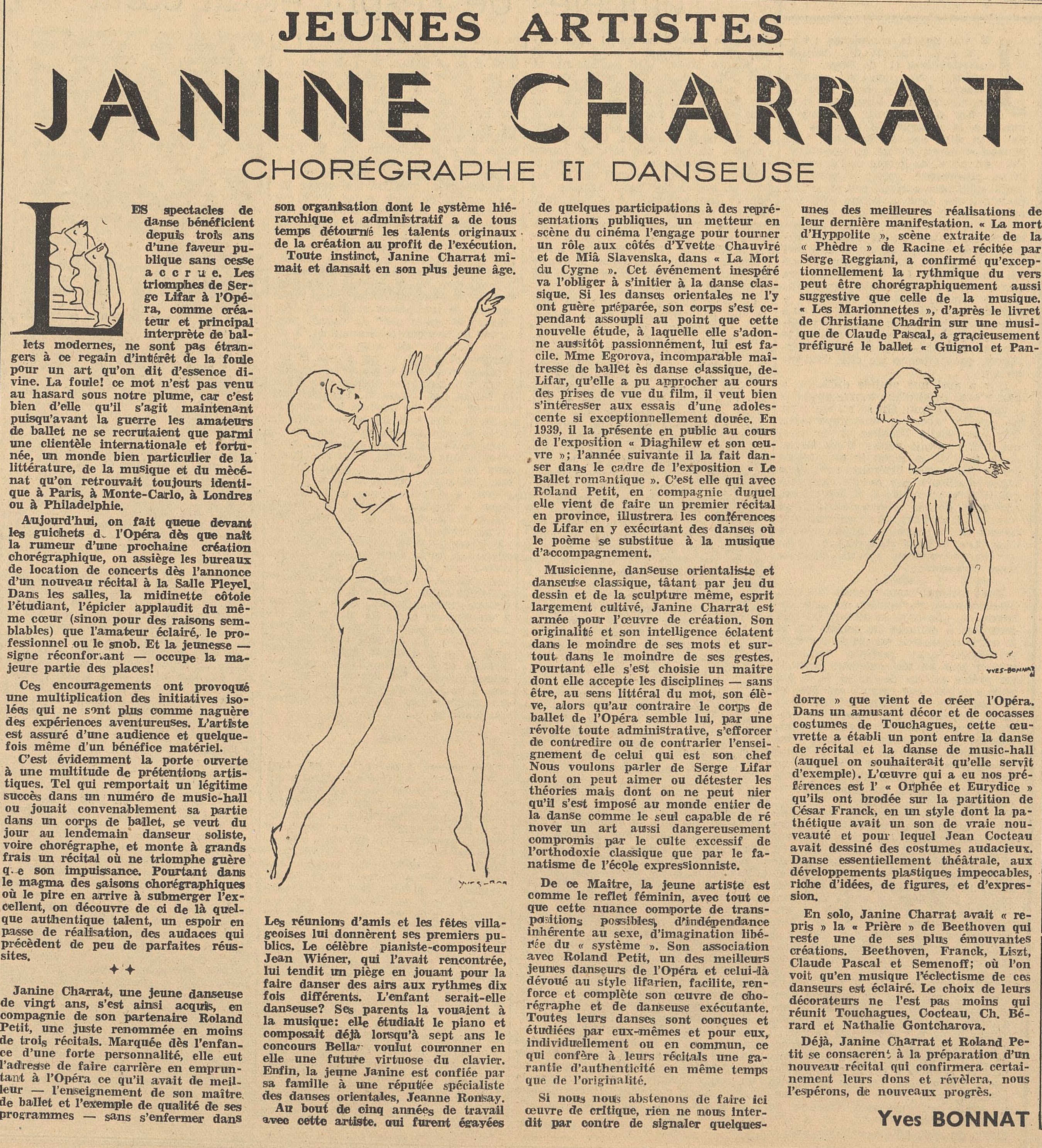 article sur Janine Charrat