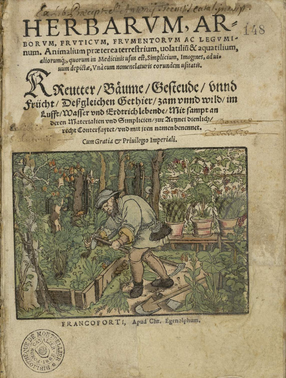 Page de titre de l'Herbarum